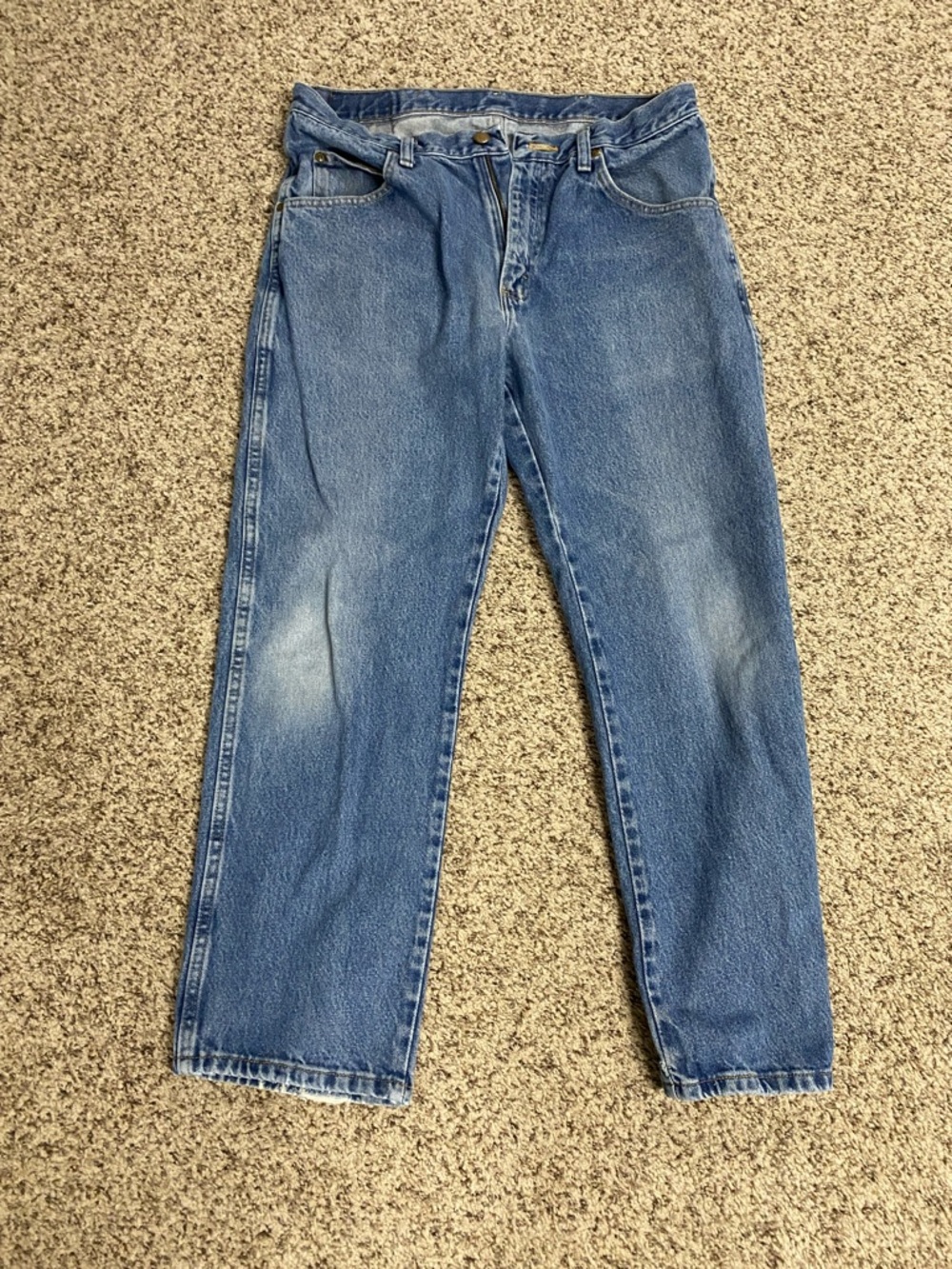 Wrangler Blue Regular Fit Jeans